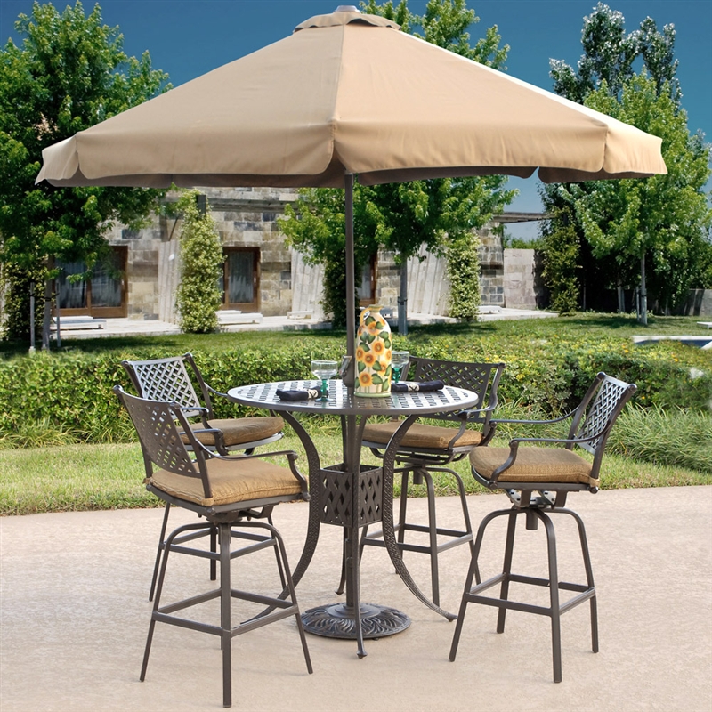 Charleston 5pc Patio Bar Table Set by Bridgeton Moore 10632271