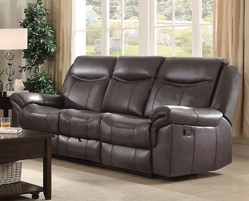 sawyer leather reclining sofa