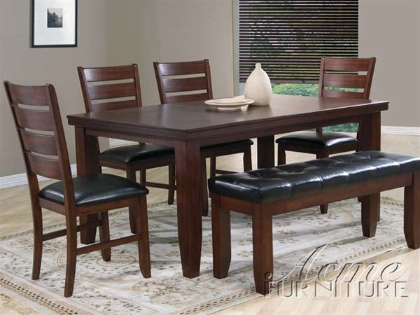 acme urbana dining table cherry