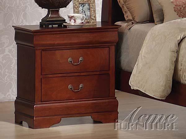 louis philippe nightstand with hidden drawer