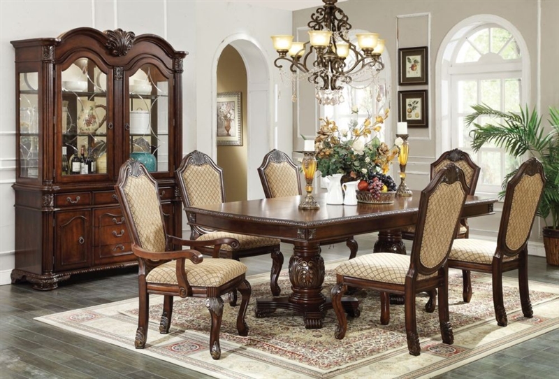 7 piece traditional dining room set