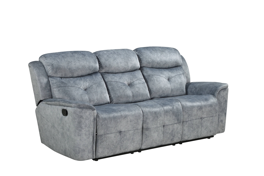 Mariana Motion Sofa In Silver Gray Fabric Finish By Acme 55030