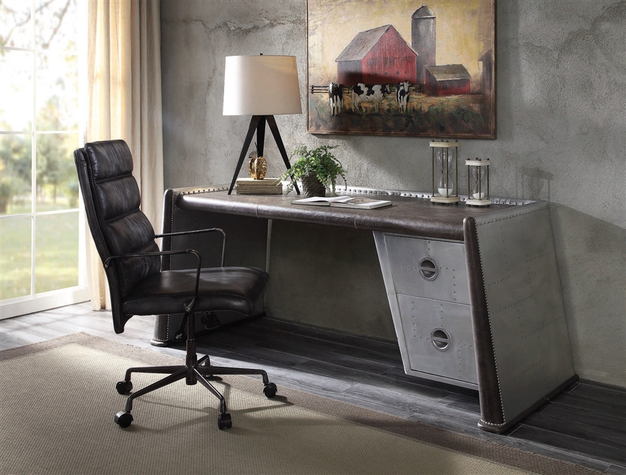 acme brancaster aluminum desk