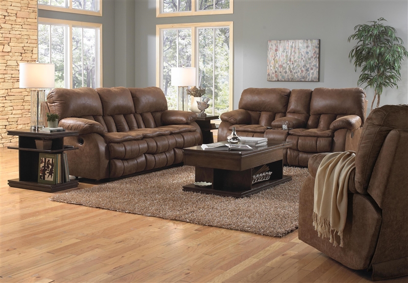 Madden Reclining Console Loveseat with Heat and Massage by Catnapper ...