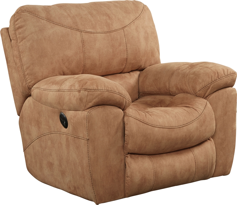 caramel recliner