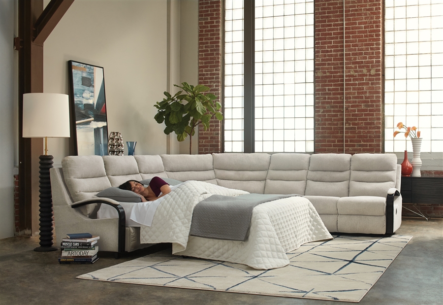 reclining sleeper sectional