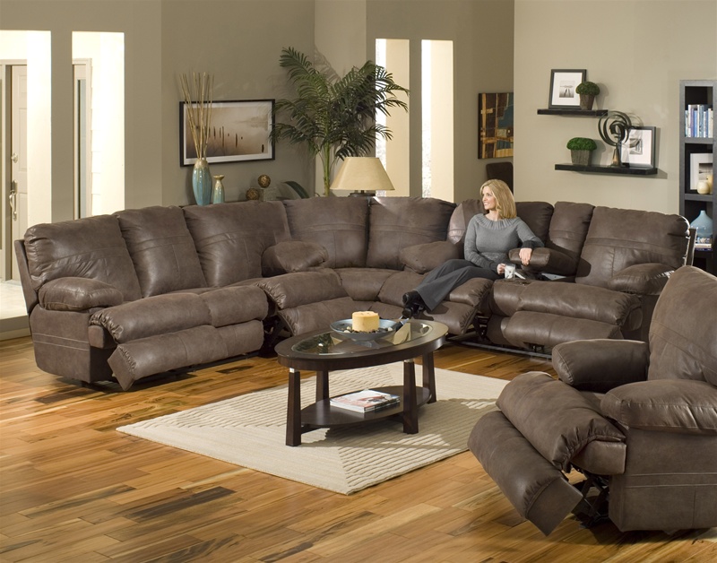 reclining sectional with queen sleeper