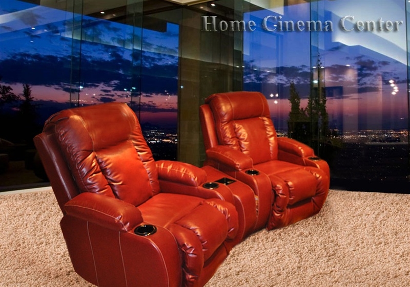 red leather cinema chairs