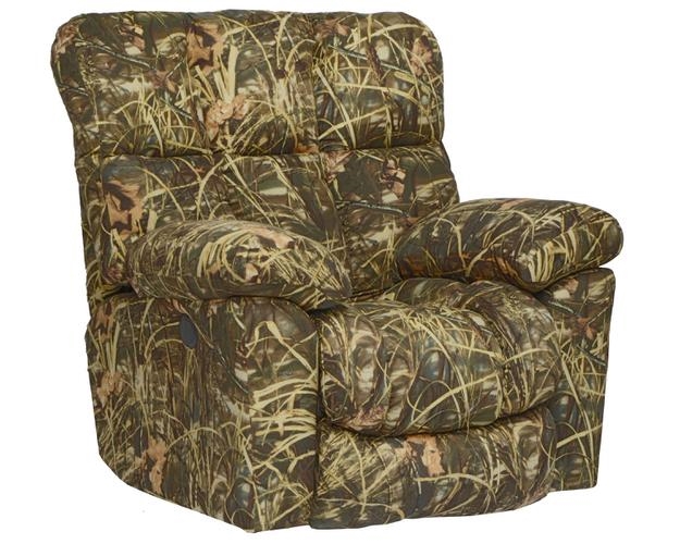 double wide camo recliner