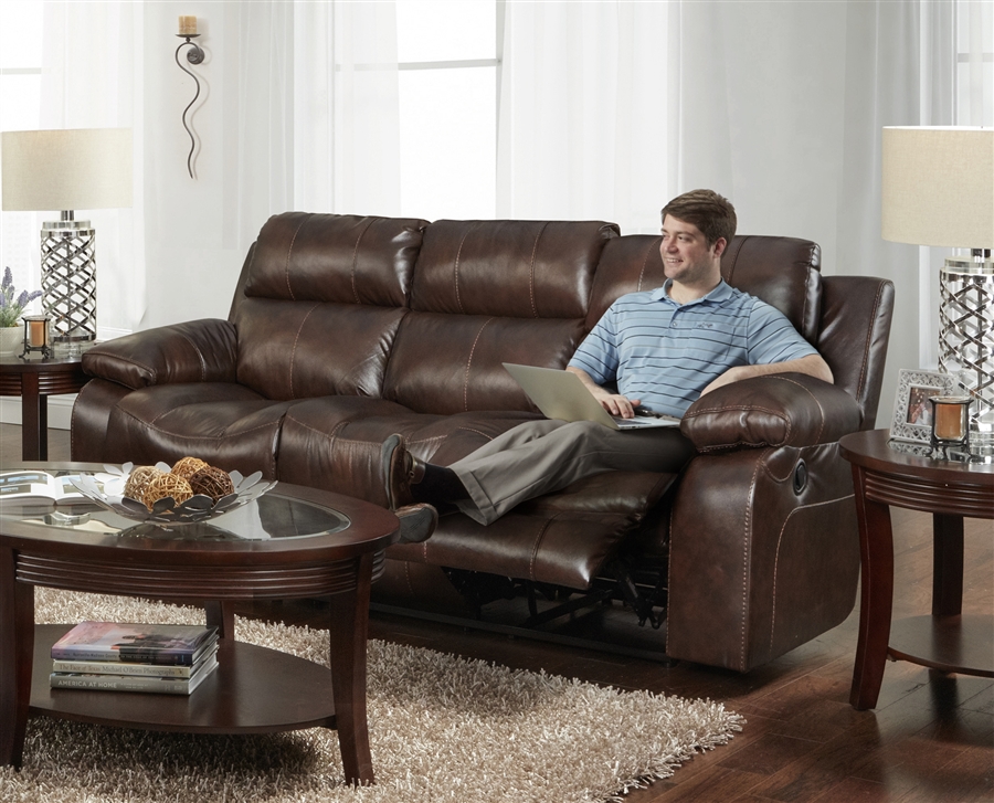 catnapper positano reclining leather sofa