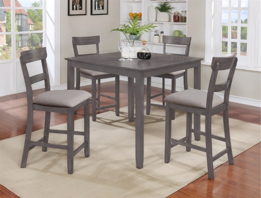 henderson grey 5 piece dining set