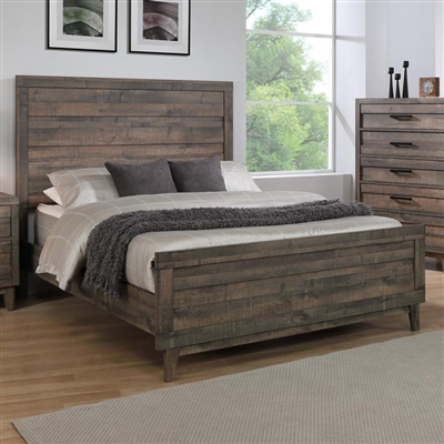 Tacoma Bed in Brown Finish by Crown Mark - CM-B8280-Bed