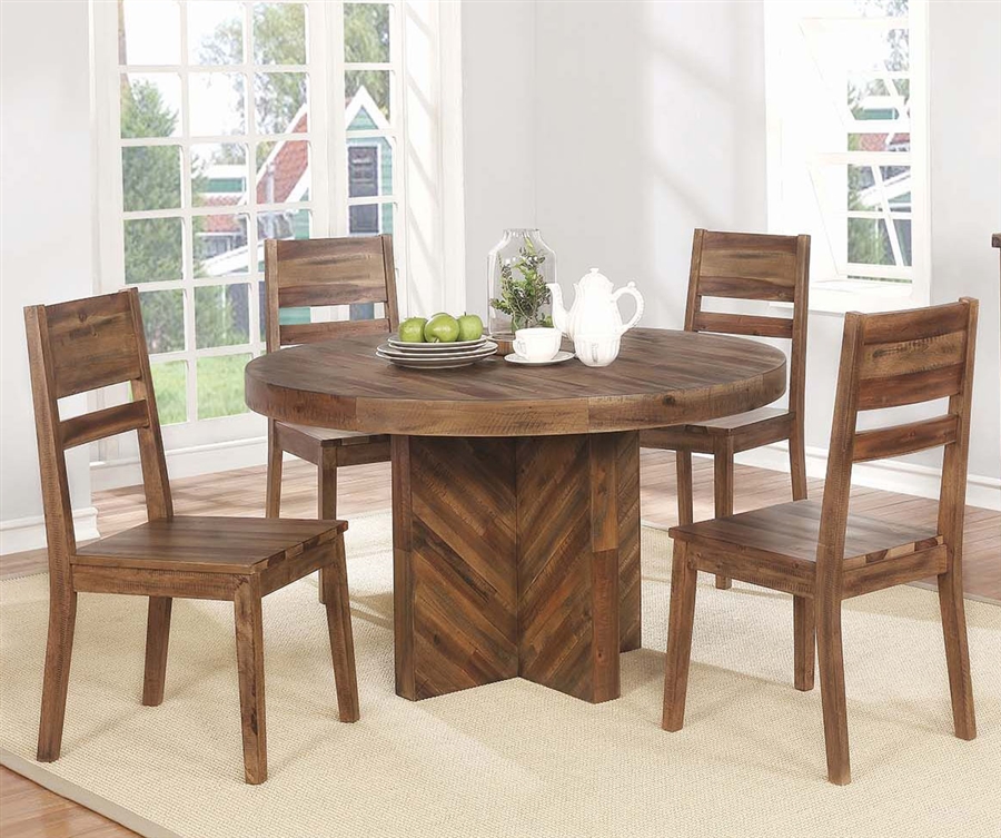 50 inch round dining table set