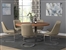 Marino 5 Piece Round Dining Set in Natural Cherry Finish by Coaster ...