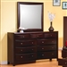 Phoenix Dresser in Rich Deep Cappuccino Finish by Coaster - 200413