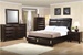 Phoenix Storage Platform Bed 6 Piece Bedroom Set in Rich Deep Cappuccino Finish by Coaster - 200419