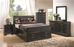 Coaster Louis Philippe 2PC Set with Full Bed and 2 Nightstands in Brown, 1  - Fred Meyer