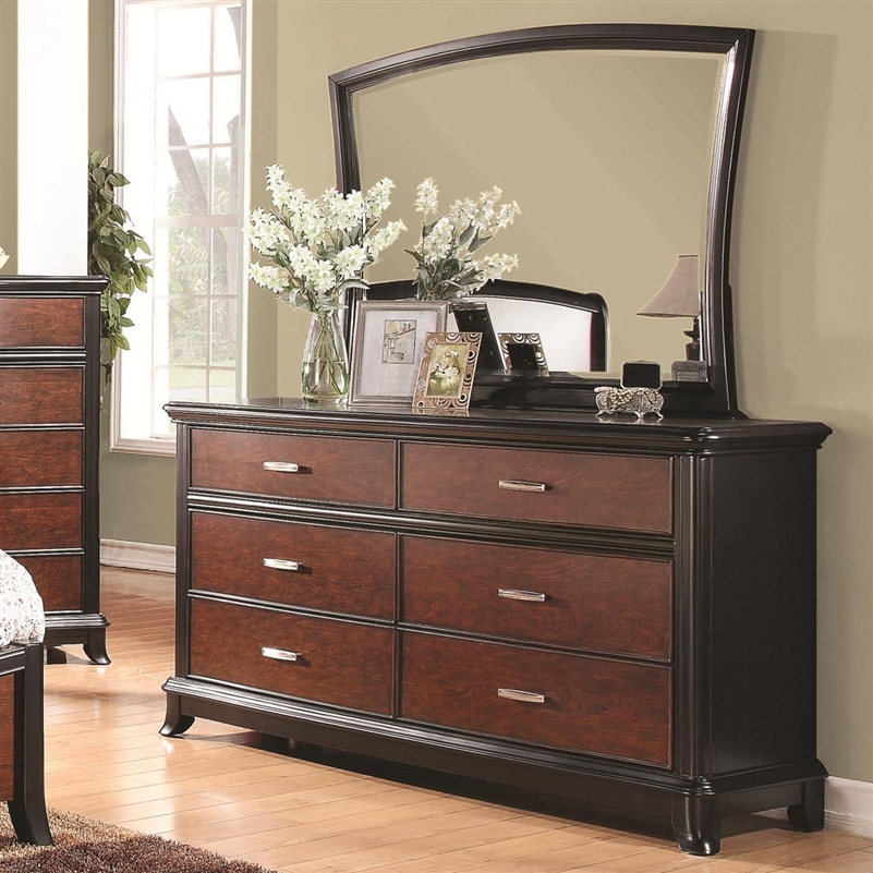 Josephina 6 Drawer Dresser In Two Tone Finish By Coaster 202233