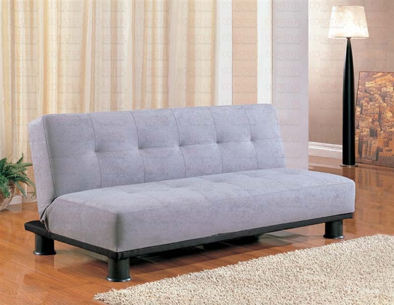 Gray Microfiber Sofa Bed by Coaster - 300164