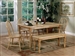 6 Piece Windsor Dining Set in Natural Finish by Coaster - 4361