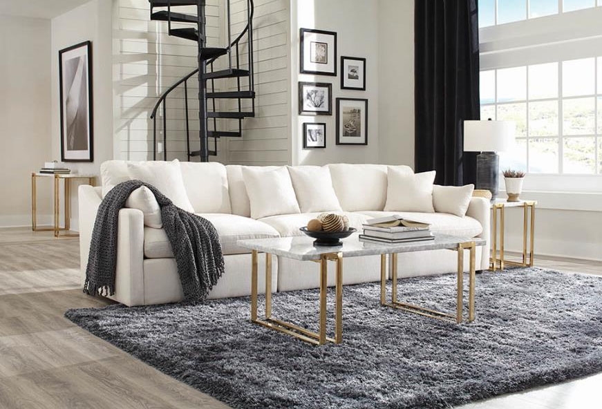 sectional sofa off white