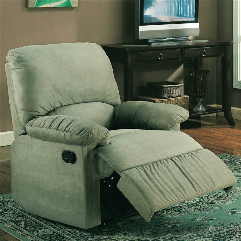 microfiber glider recliner