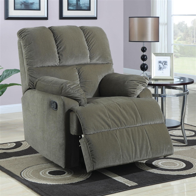 velvet rocker recliner