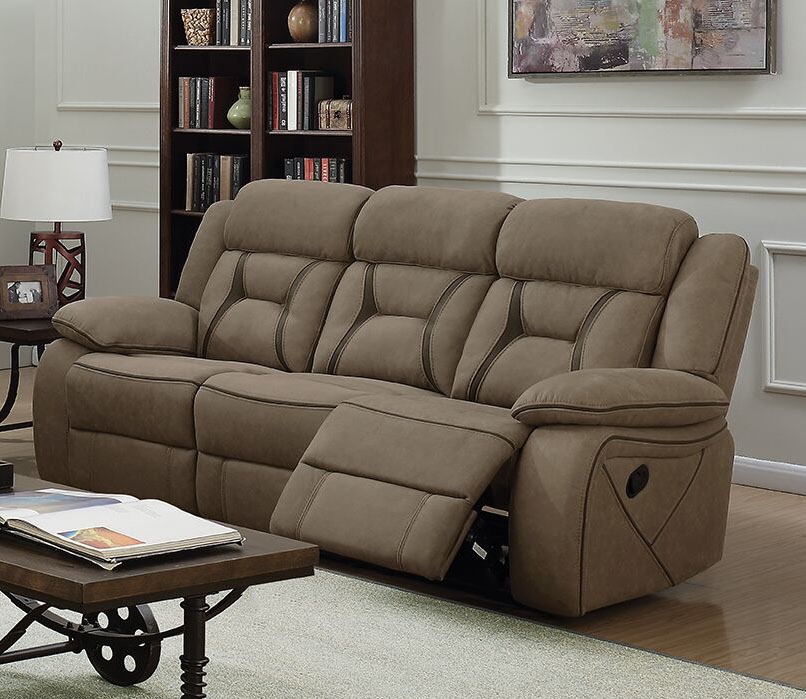 microfiber reclining sofa