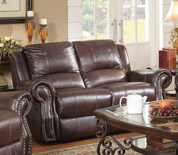 leather rocker recliner loveseat