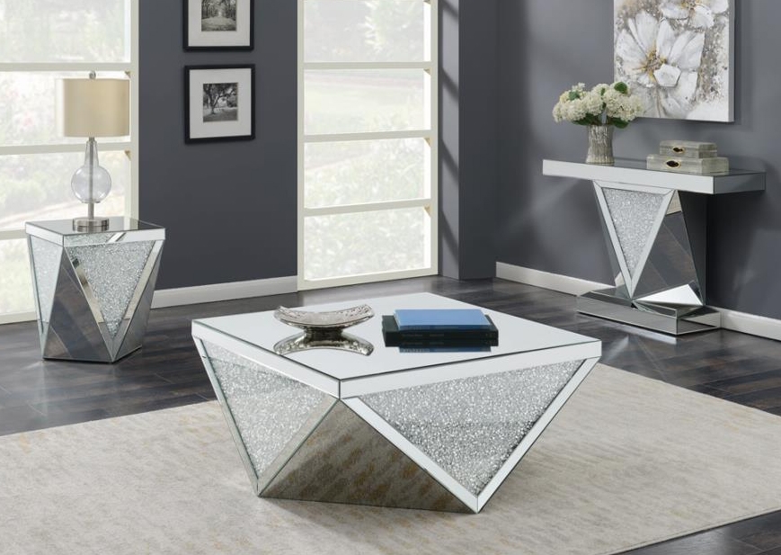 glitter side table