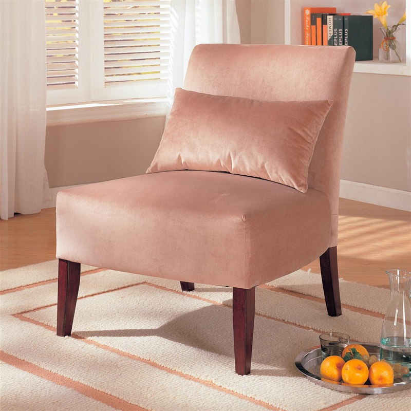 Taupe Velvet Upholstered Lounge Chair by Coaster - 900225
