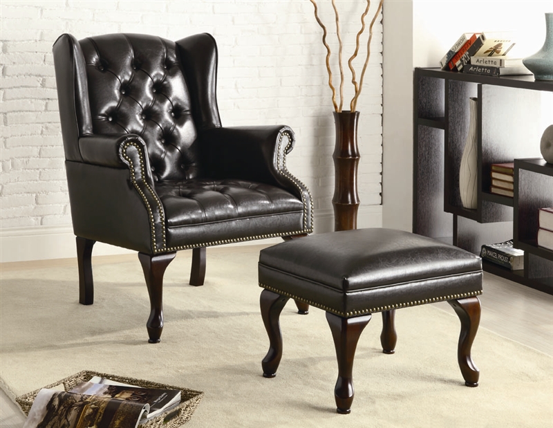 vinyl accent chairs