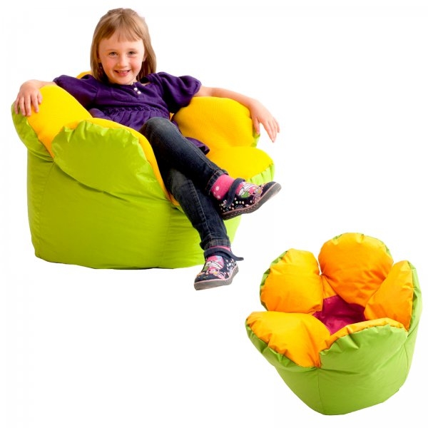 flower bean bag chair