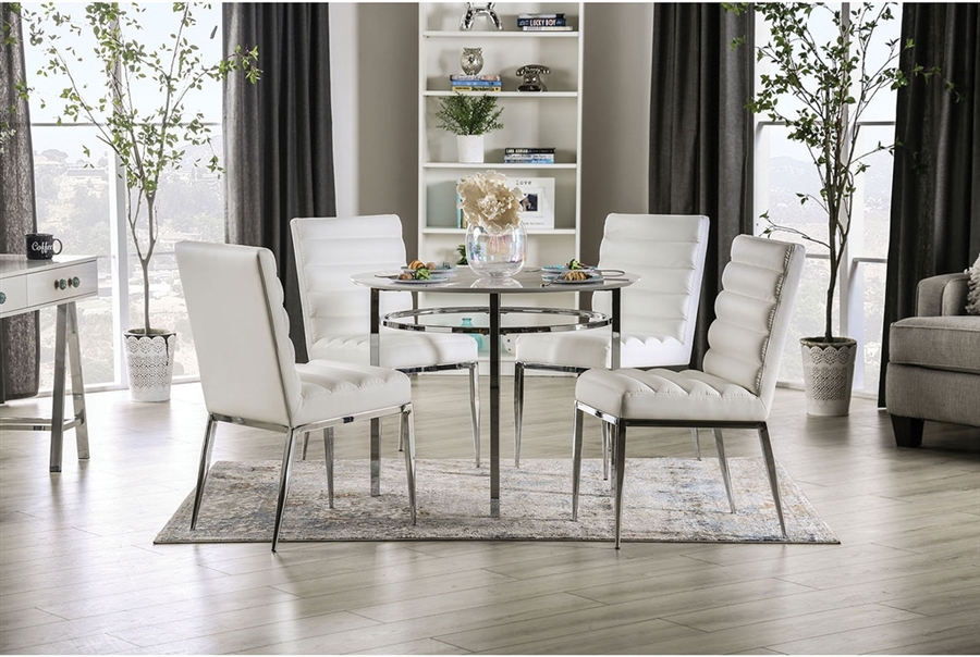 white dining set 5 piece