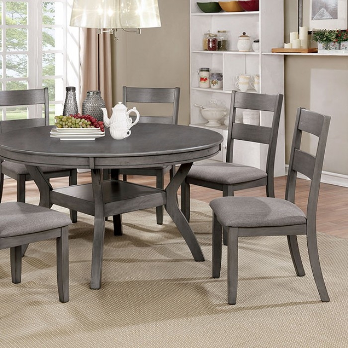 round table 7 piece dining set