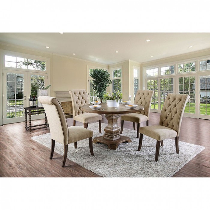 6 piece round table dining set