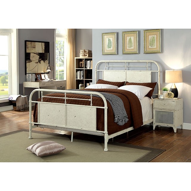 Haldus Bed By Furniture Of America Foa Cm7502wh B