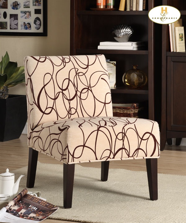 swirl accent chair