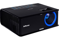 Multimedia Projectors InFocus IN3924 XGA (1024 x 768) DLP projector, 3000  lumens InFocus IN3116 InFocus IN3926 WXGA (1280 x 800) DLP projector, 3000  lumens, Projector, electronics, hand, contrast png