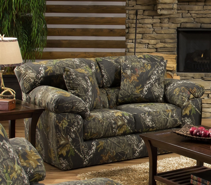 camo couch and love seat