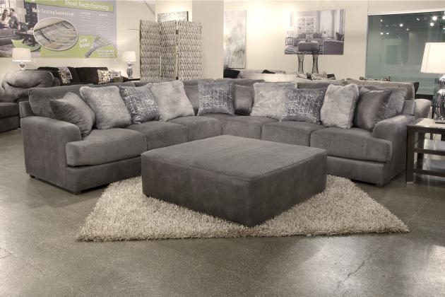 Cortland Sectional in Graphite Fabric by Jackson Furniture - 3337-G