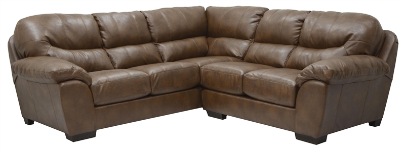Lawson 2 Piece Chestnut Leather Sectional By Jackson 4243 2ch