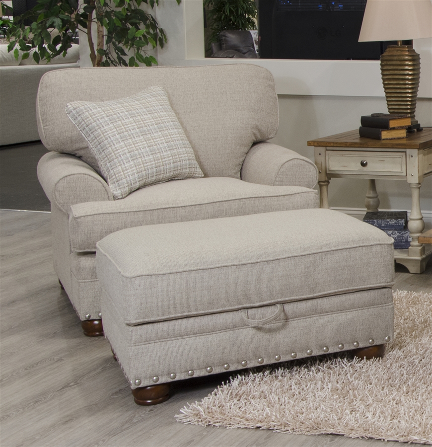 Farmington Chair In Buff Fabric By Jackson Furniture - 4283-01