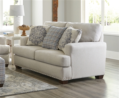 Newberg Loveseat in Platinum Fabric by Jackson Furniture - 4421-02-P