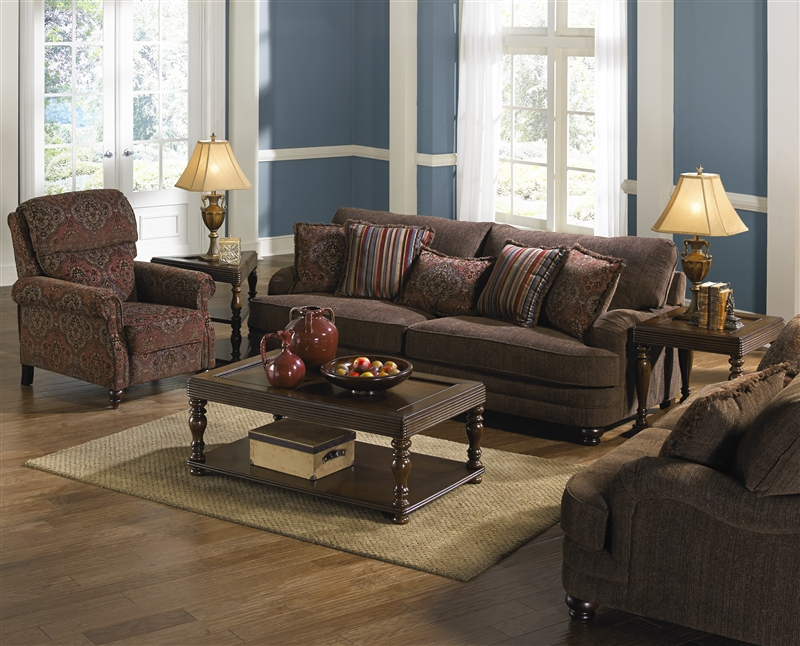 Brennan Oversized Chair in Auburn Fabric by Jackson Furniture - 4438-01-A