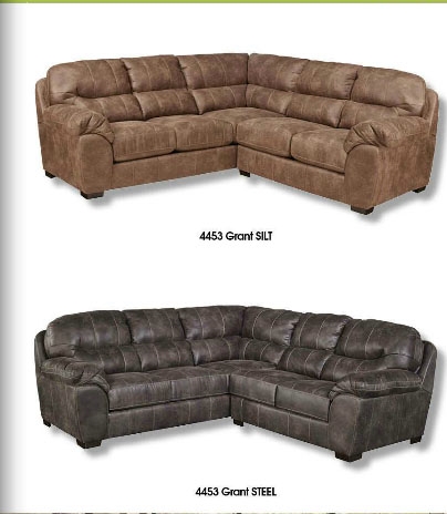 Grant 3 Piece Sectional in Silt or Steel Leather by Jackson Furniture ...