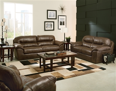 Bradshaw 2 Piece Set in Mink Faux Leather Fabric by Jackson Furniture ...