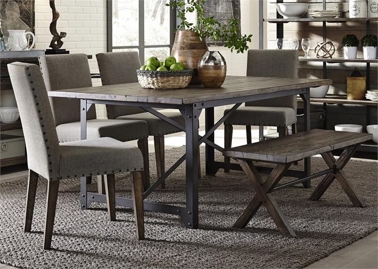 pewter dining table