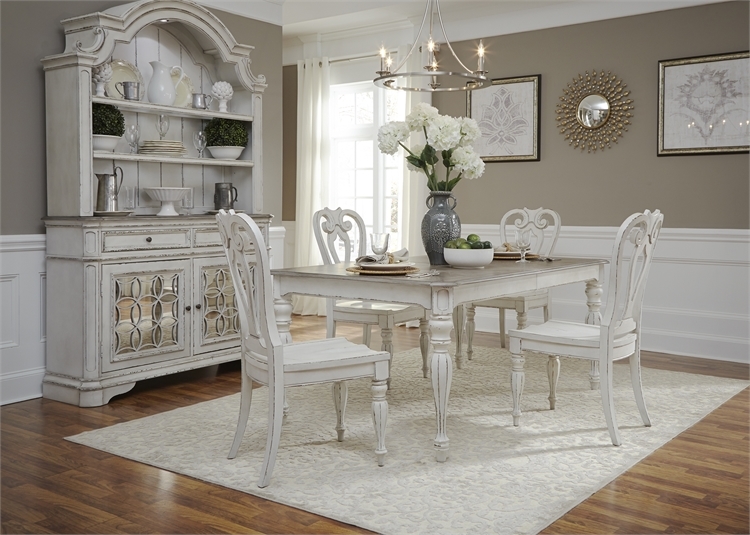 Magnolia Manor Hall Buffet In Antique White Finish By Liberty Furniture 