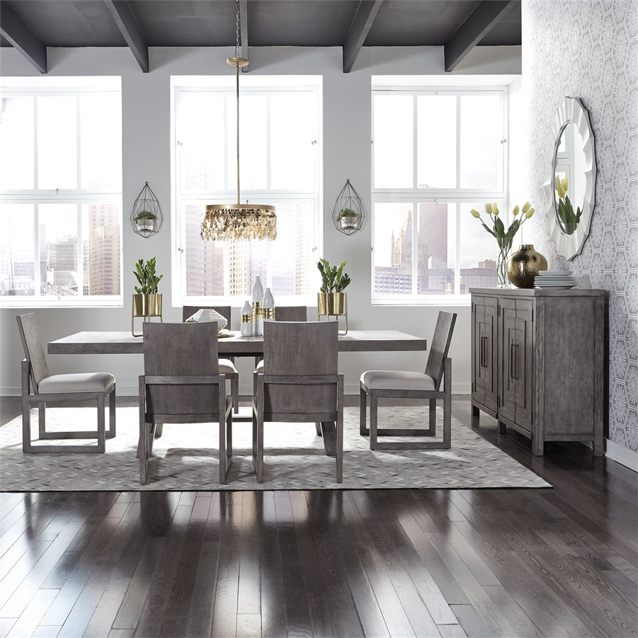 grey modern farmhouse dining table